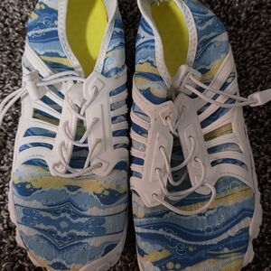 Blue and Yellow Water Shoes